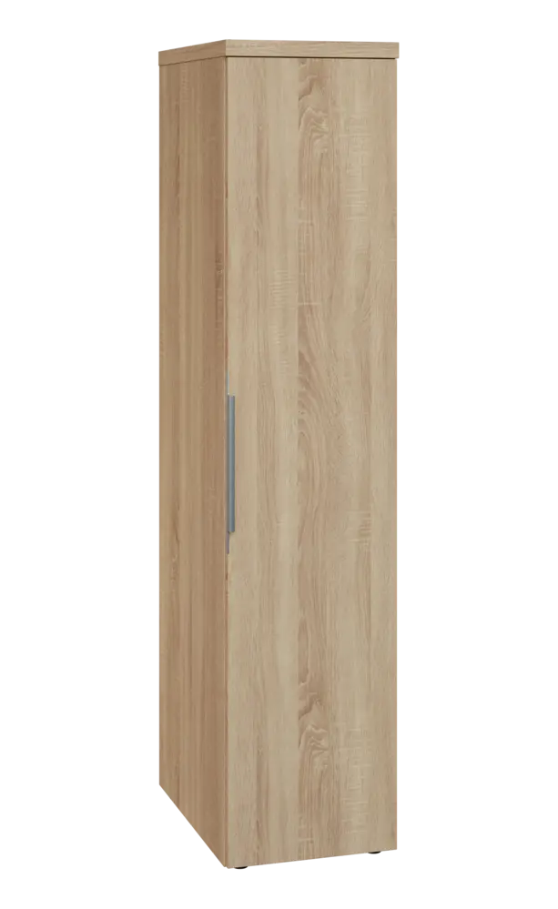 SIST 5 - 42 šatní skříň, 1-dveřová, tyč, pravá, 1820x400x600, dub bardolino